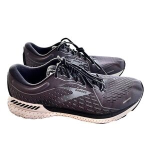 Brooks Adrenaline 21 Running Shoes Sneakers Mens Size 10D Gray Trainers Run Gym